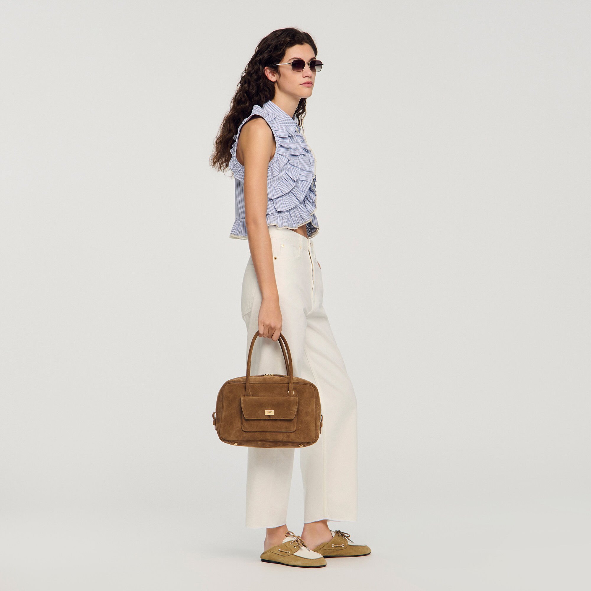 EZMEH Tasche aus Wildleder