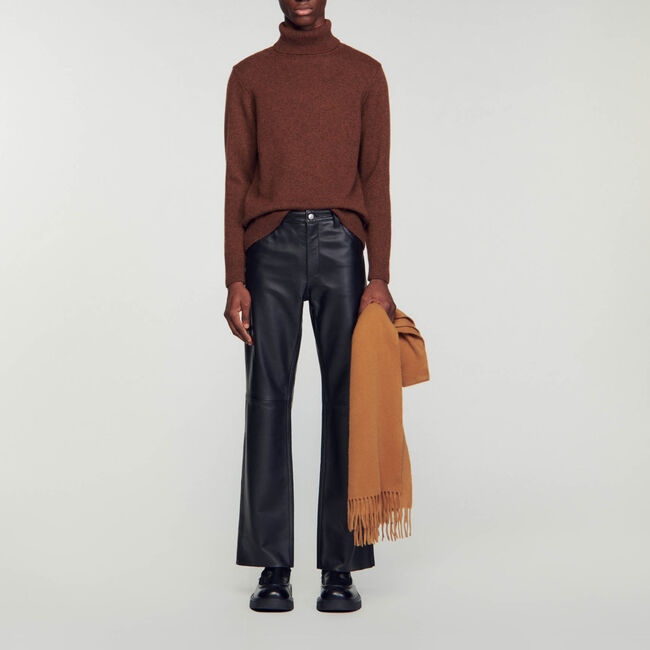 Rollkragenpullover aus Wolle & Kaschmir