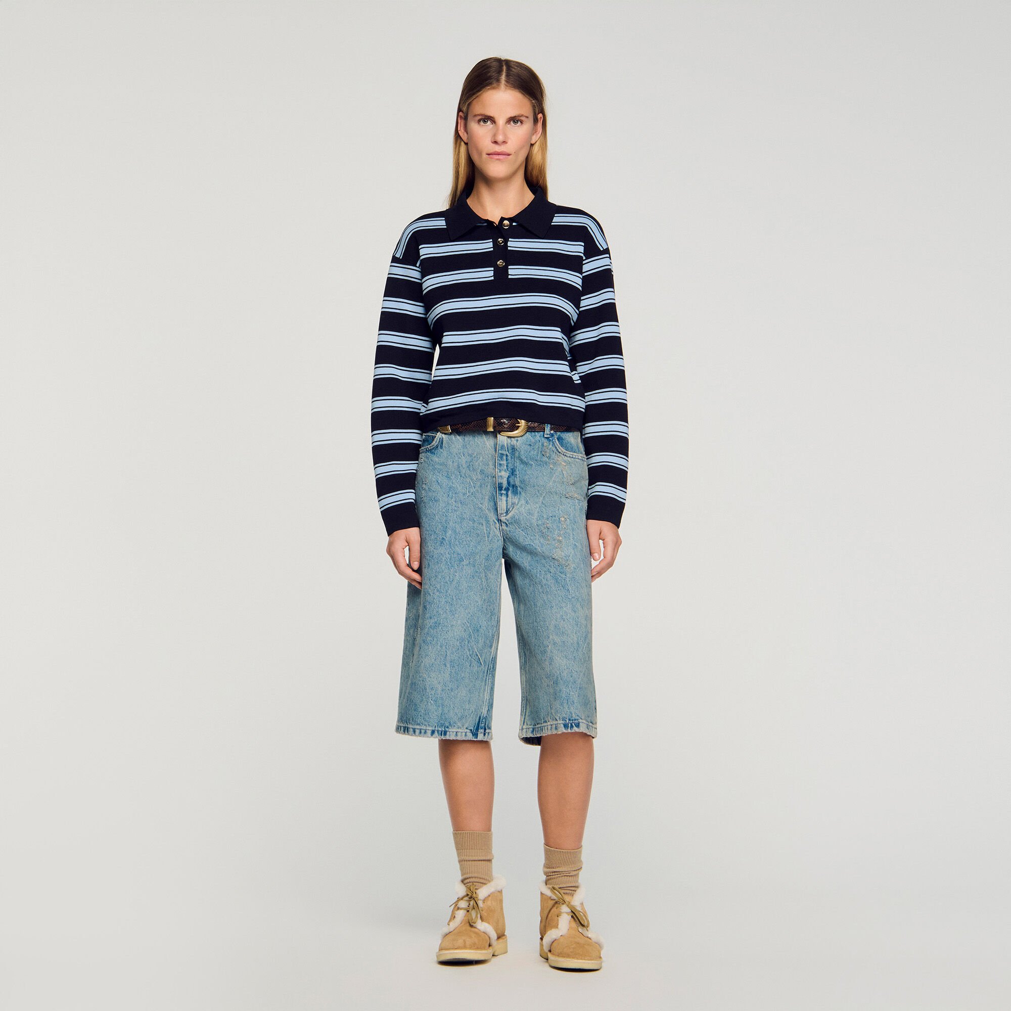 Pullover mit Streifenmuster