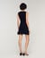 Kurzes Strickkleid mit Blumen