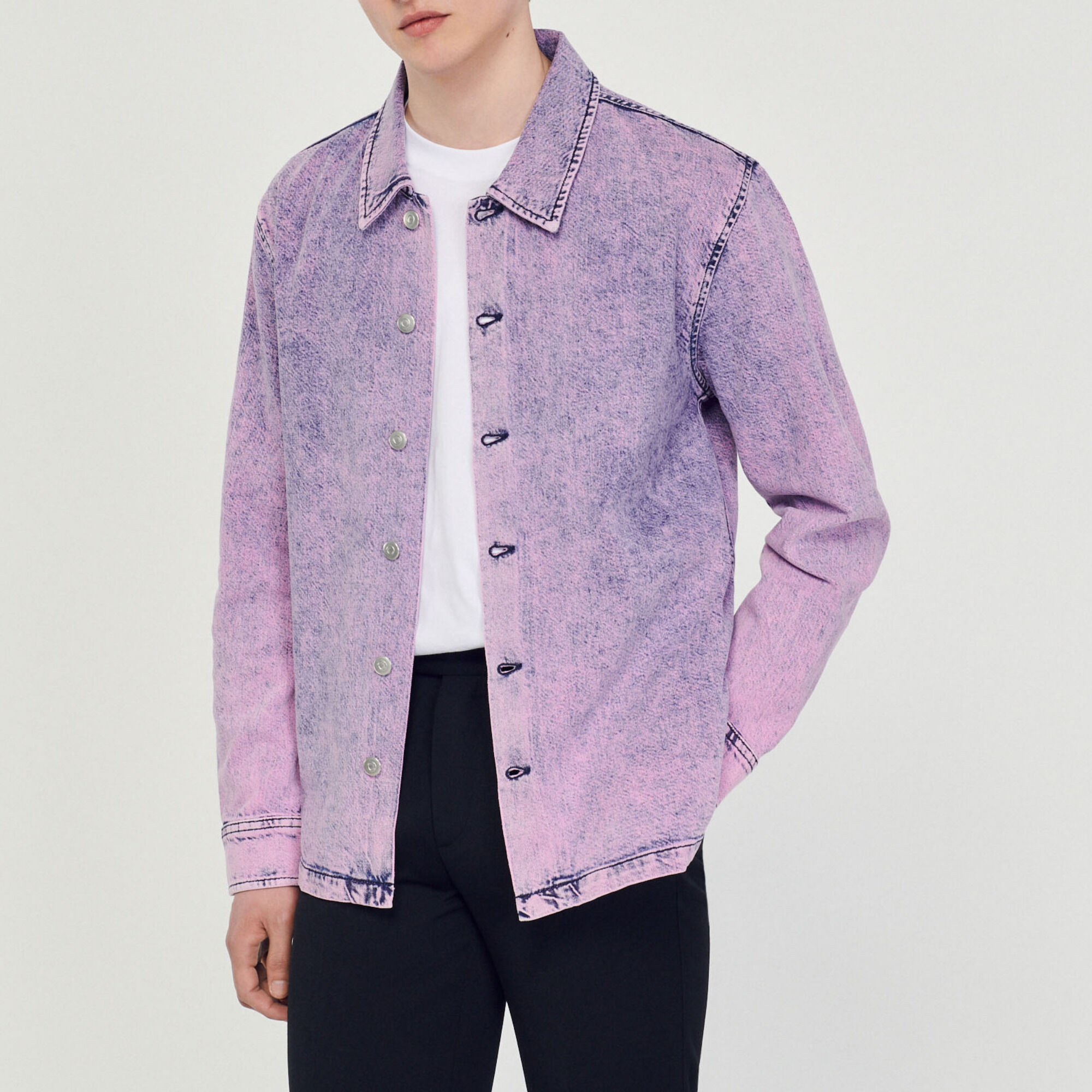 Verwaschener Worker Blouson