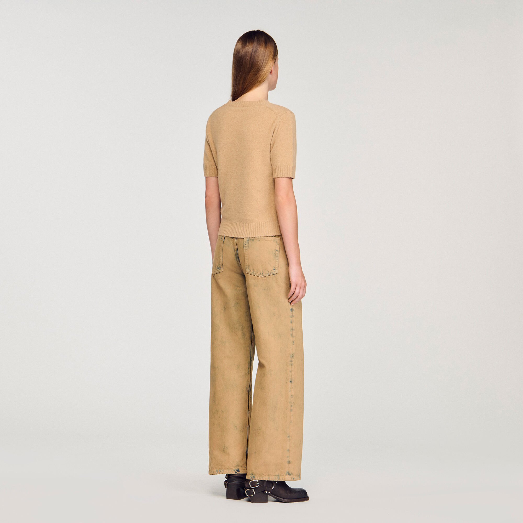 Kurzarmpullover