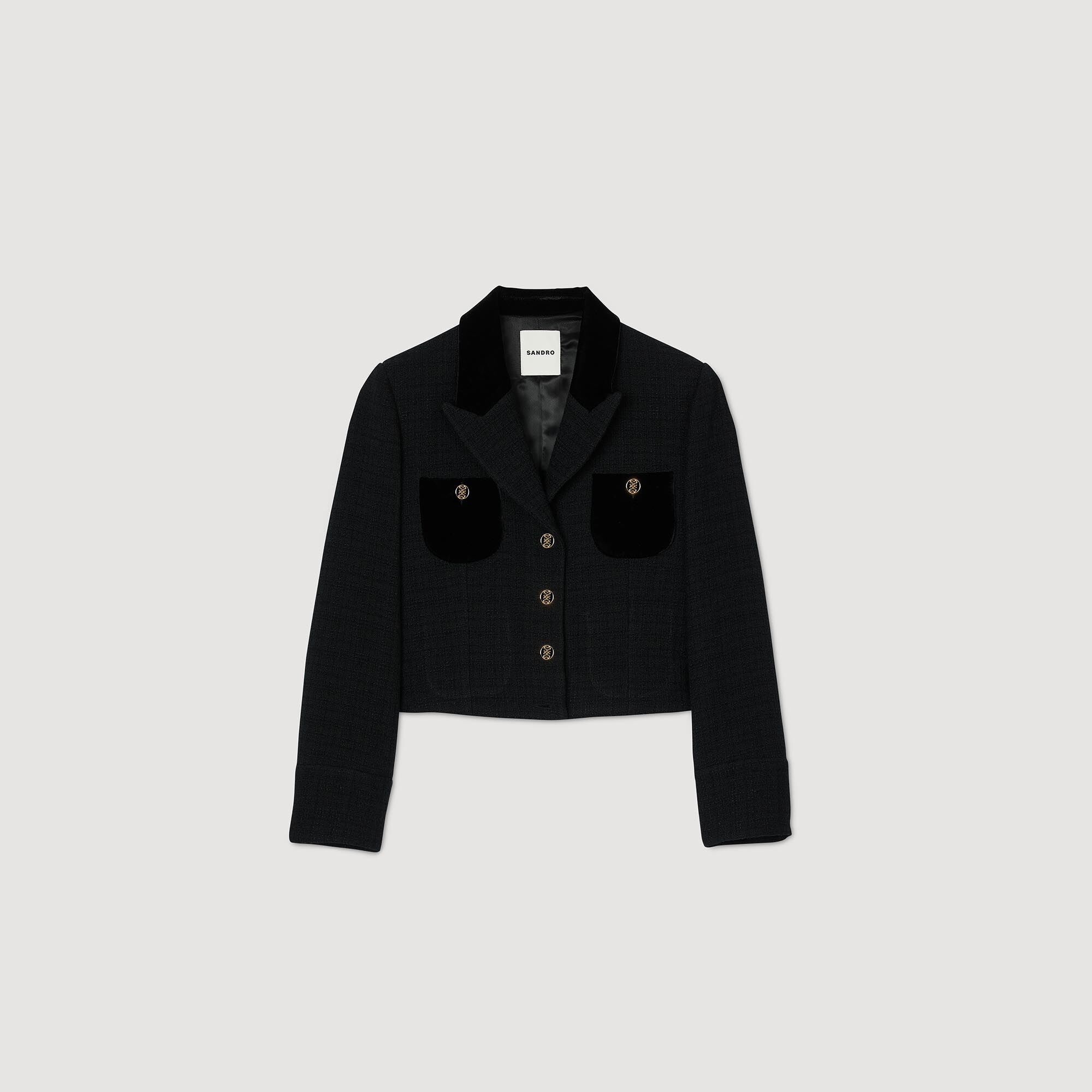 Tweed Jacken fur Damen Sandro Paris