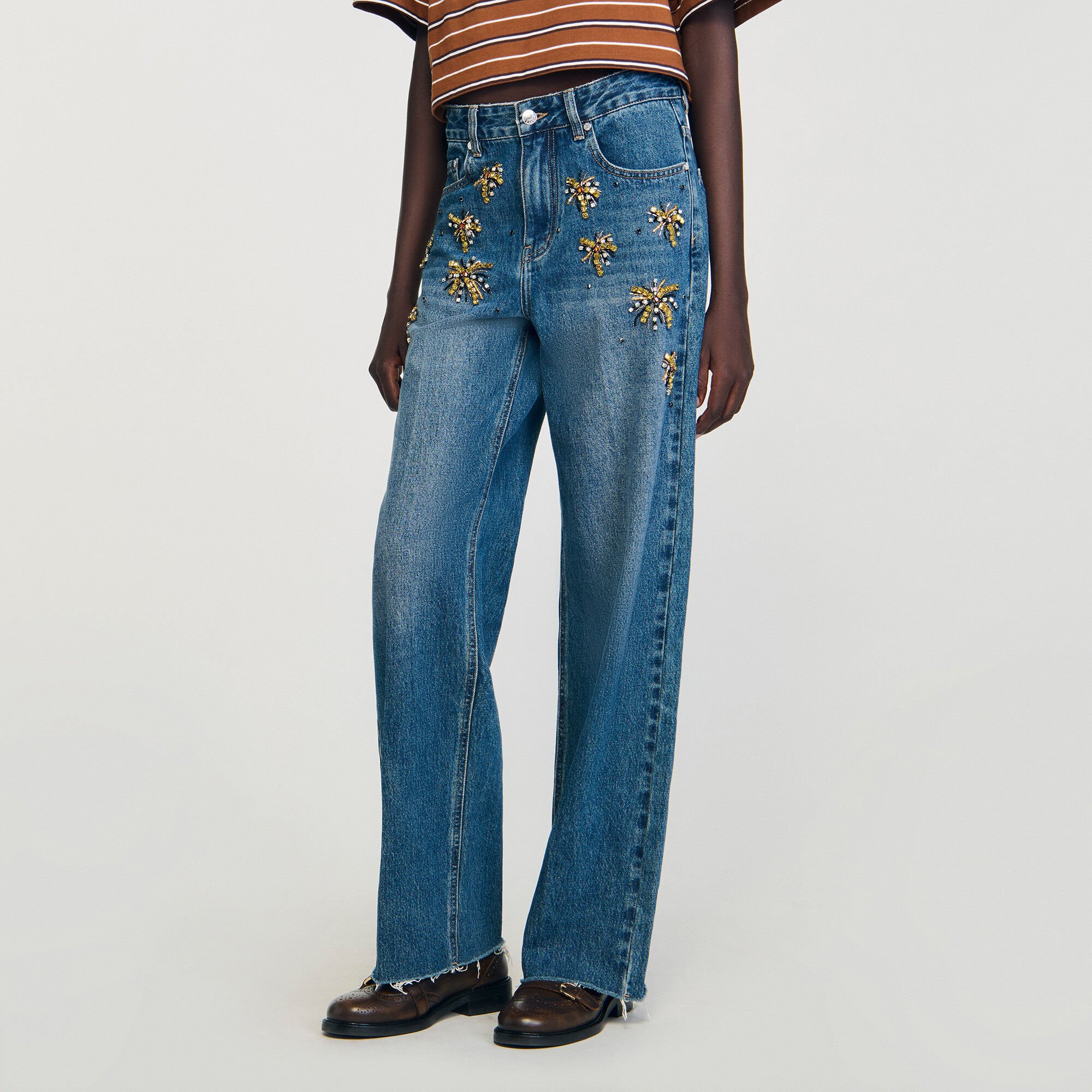 Jeans mit Strass