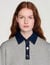 Pullover mit Kragen aus Jeansstoff