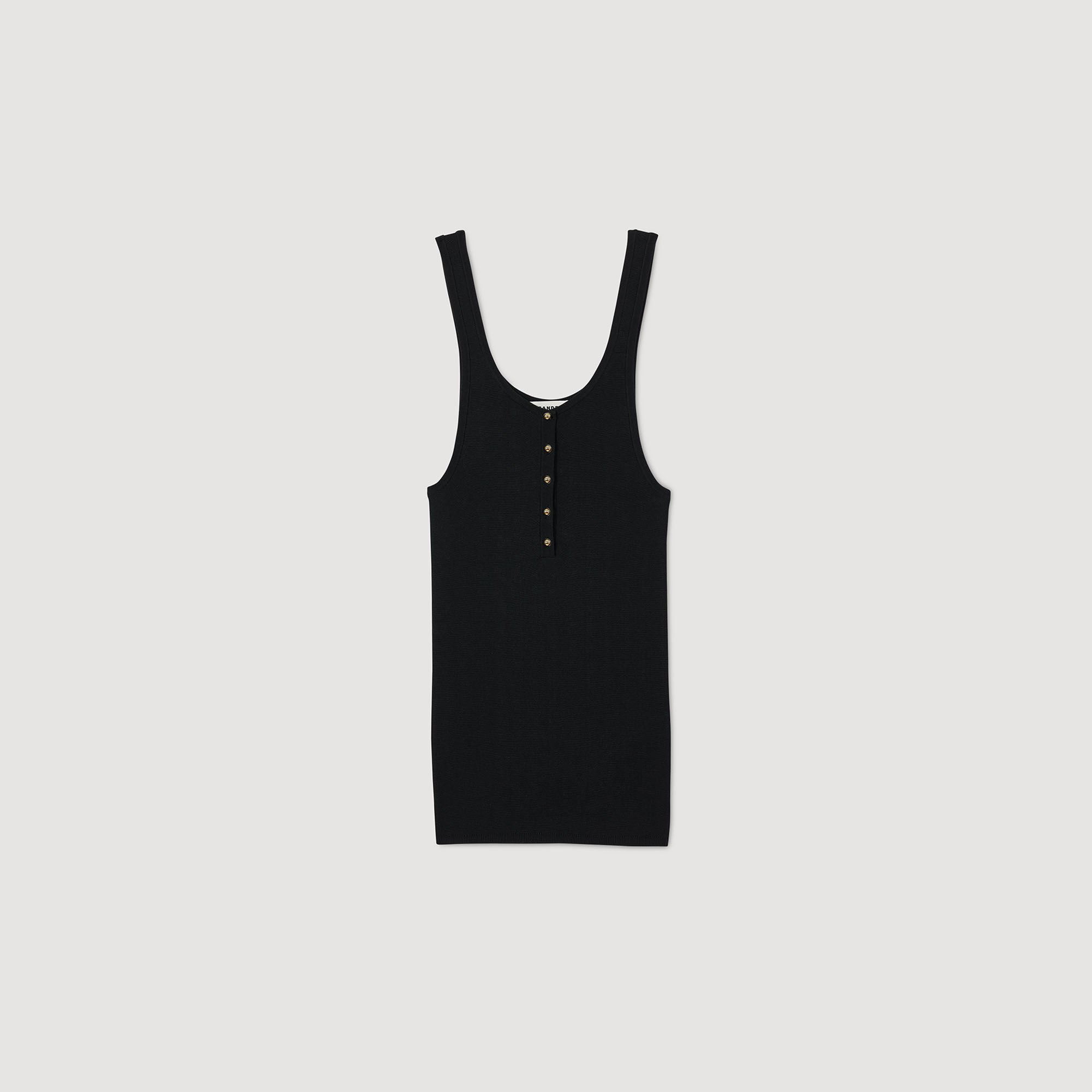 Achselshirt aus Rippstrick