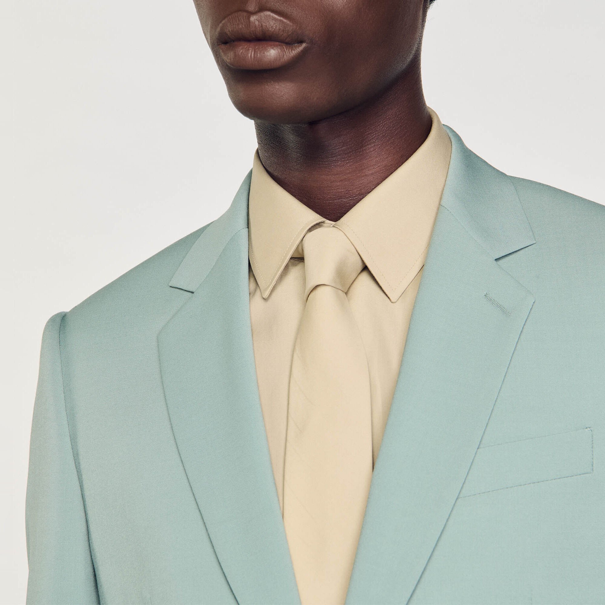 Anzugjacke aus Wolle