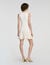 Kurzes Strickkleid mit Blumen