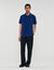 Poloshirt mit Leder-Logo