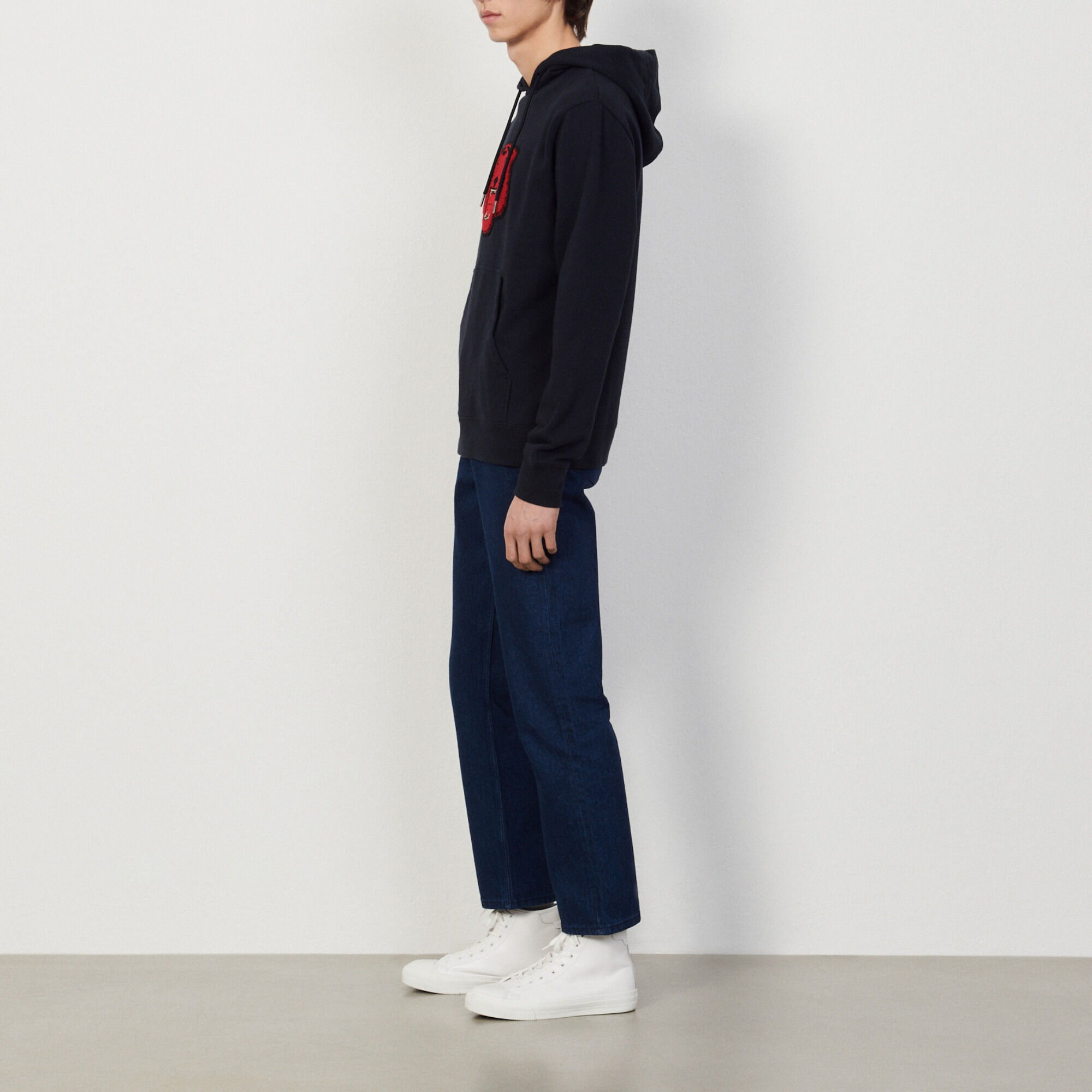 Hoodie mit Patch