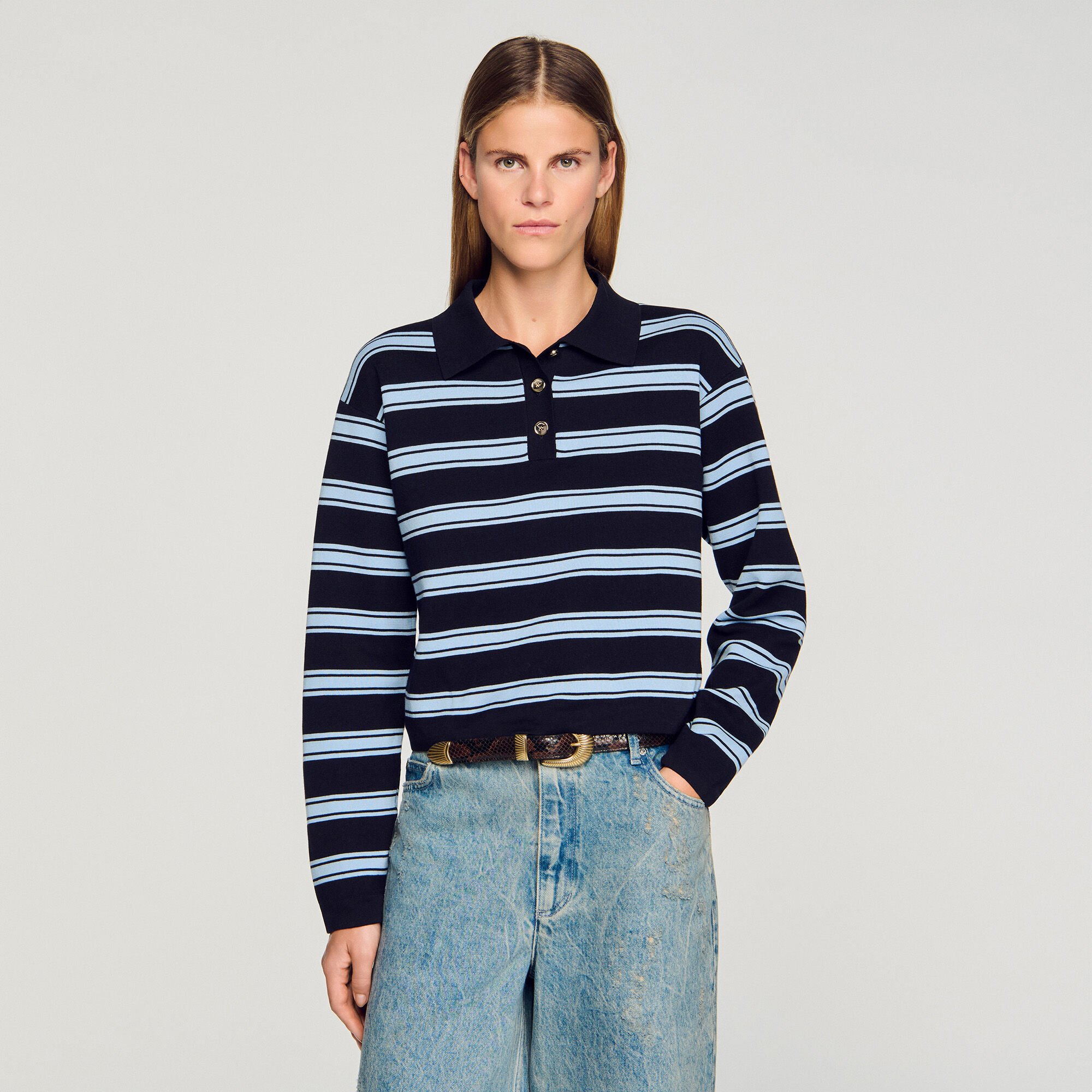 Pullover mit Streifenmuster