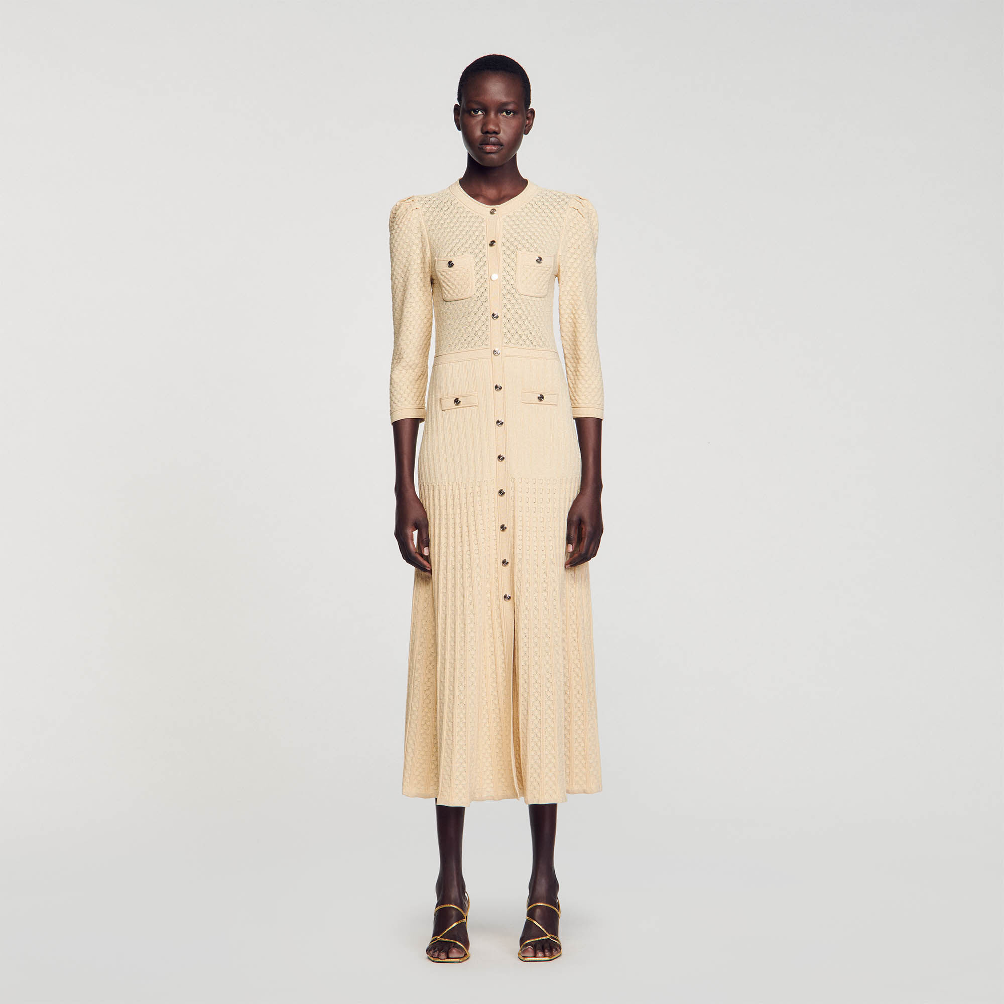 Midi kleid strick