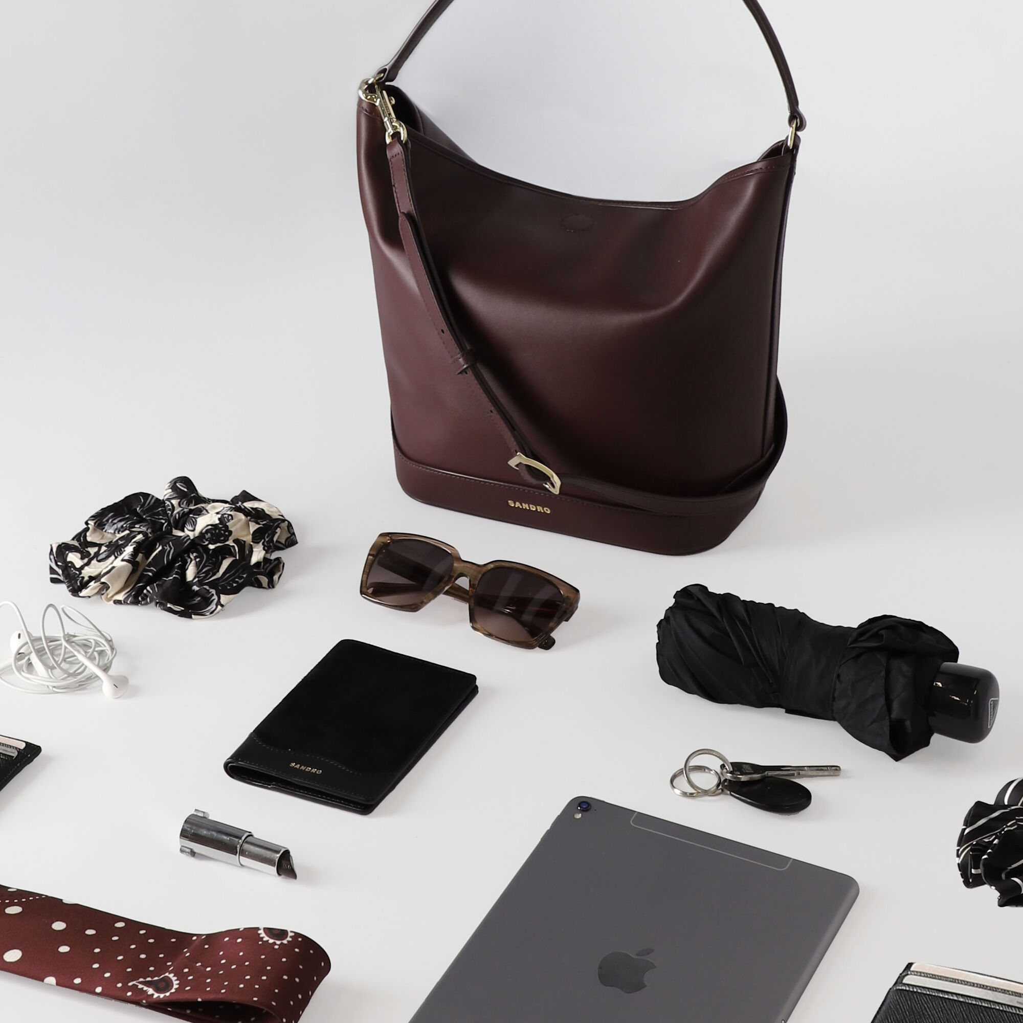 Beuteltasche aus Leder TANGOSO