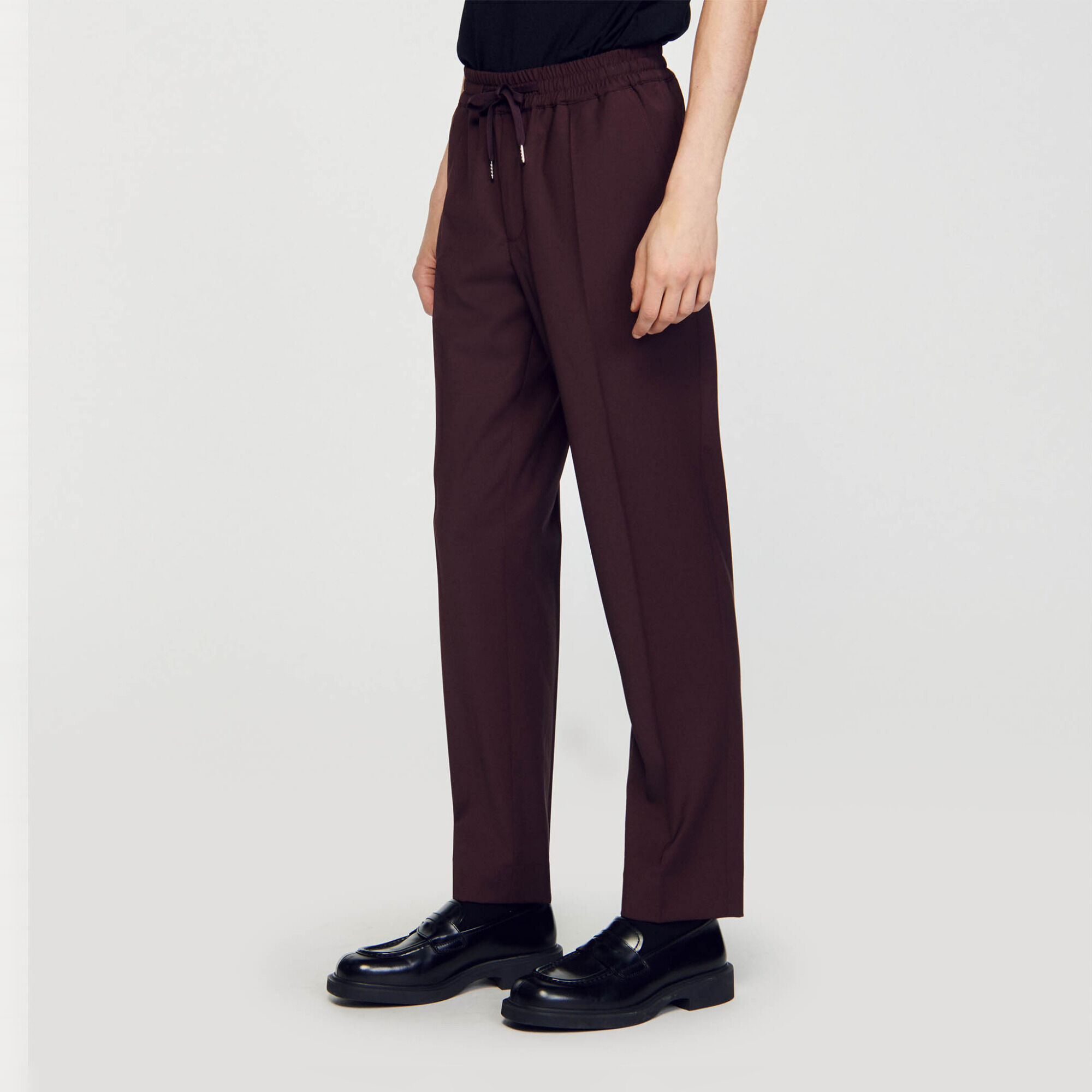 Elastische Hose mit geradem Schnitt