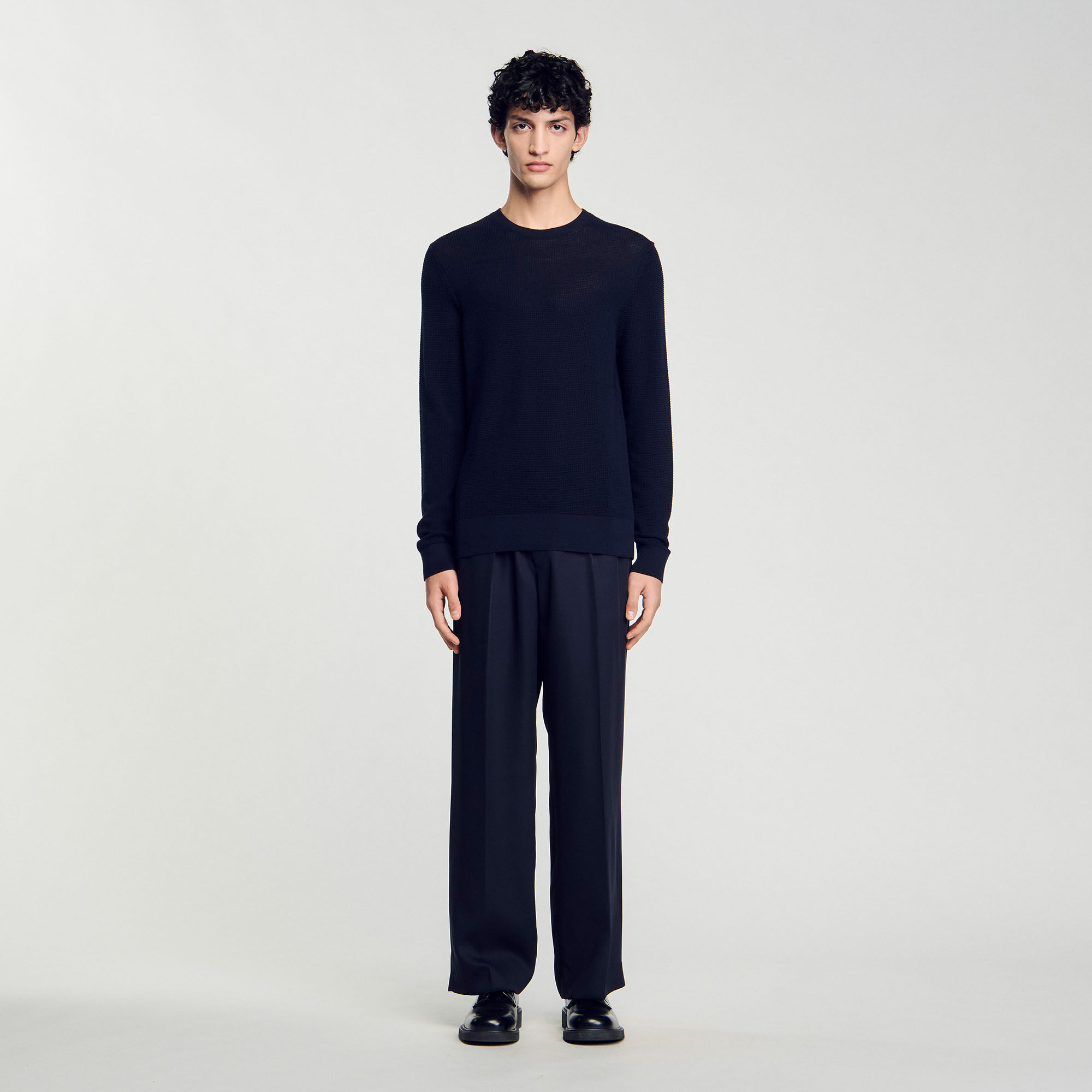 Pullover aus texturiertem Strick