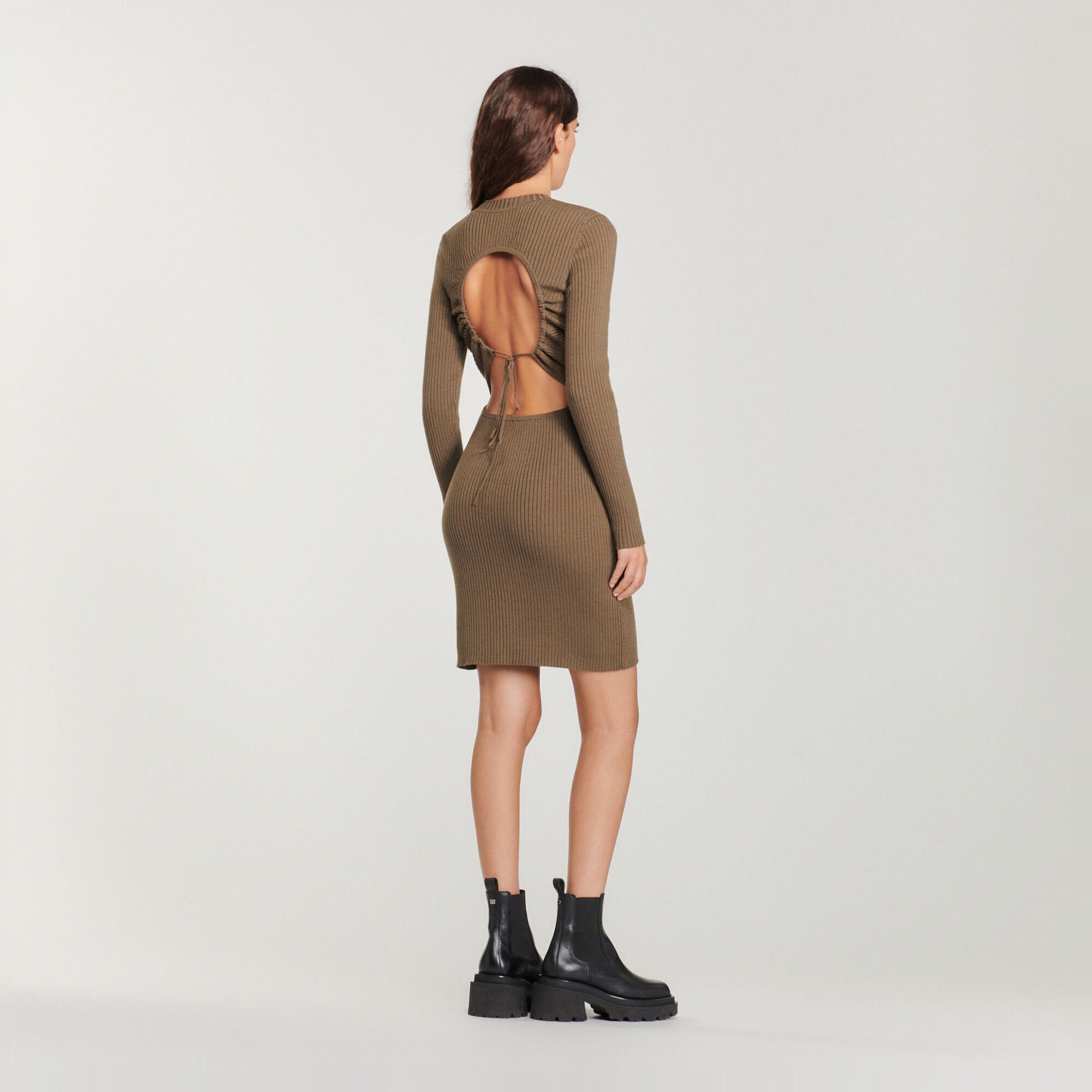 Kleid aus Rippstrick