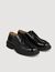 Derby-Schuhe aus glasiertem Leder
