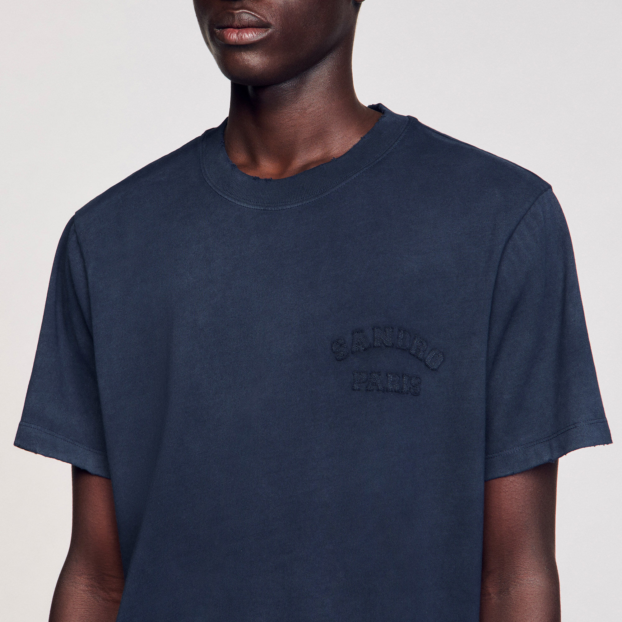 T-Shirt mit verwaschener Optik