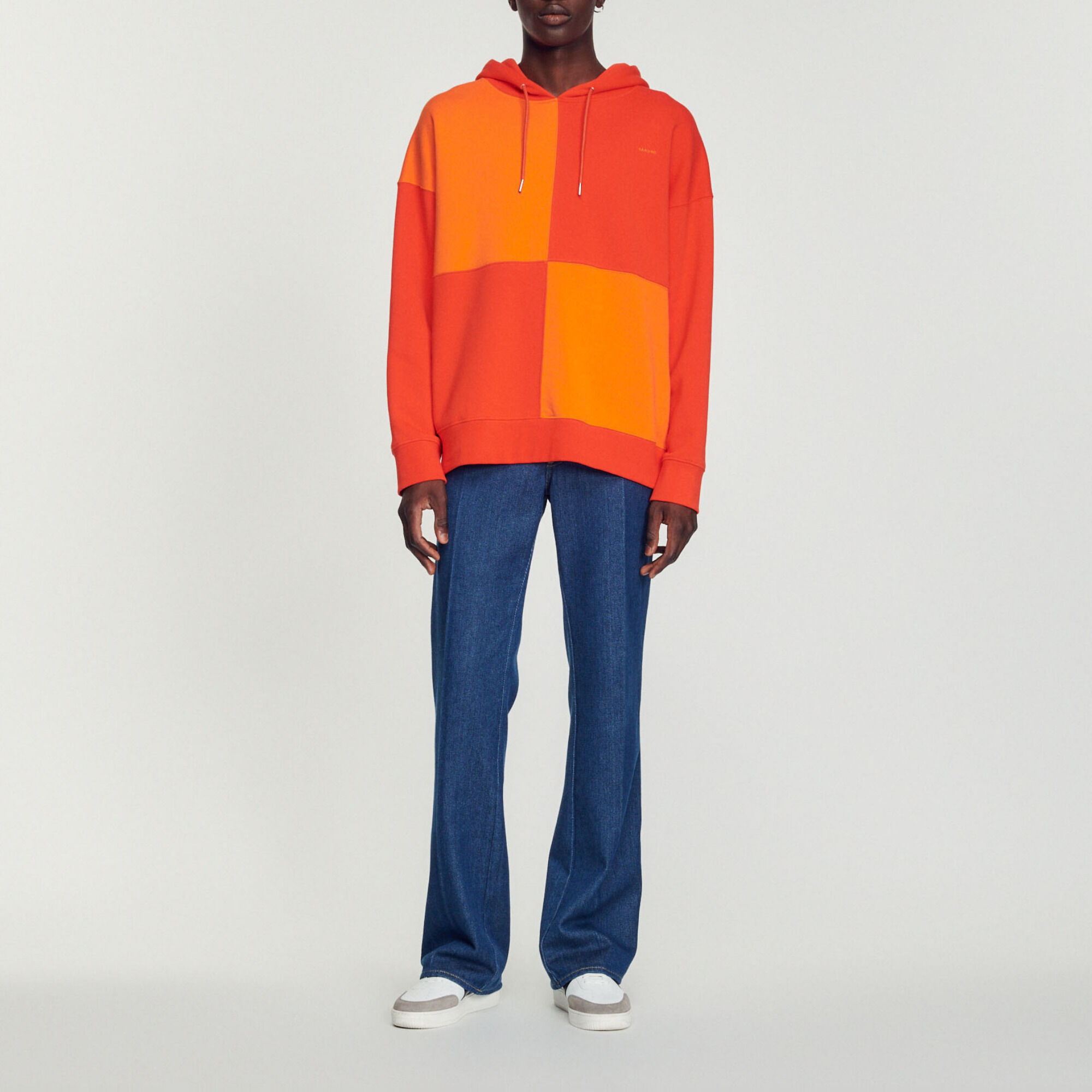 Oversize-Hoodie aus Molton