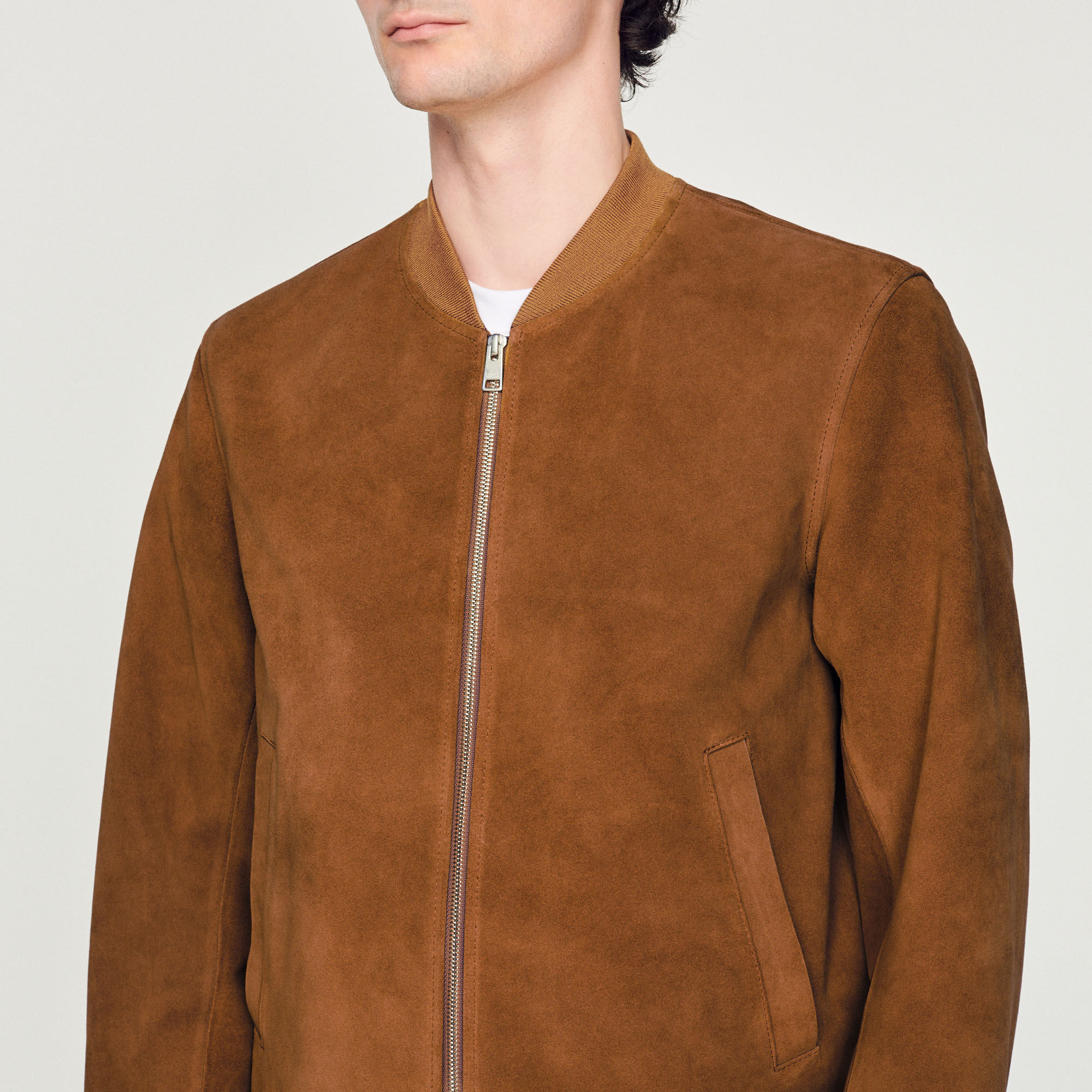 Jacke aus zertifiziertem Leder - Herren | Sandro