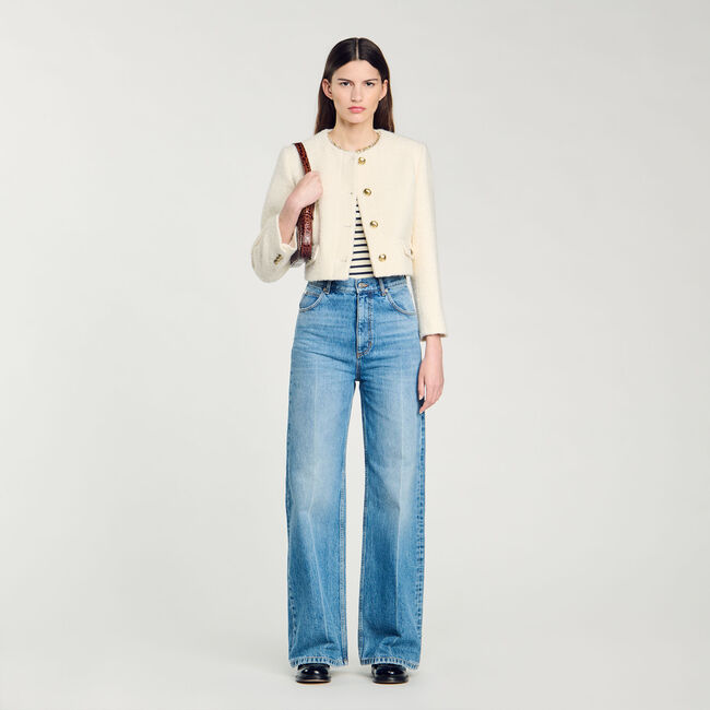 Ausgewaschene Jeans
