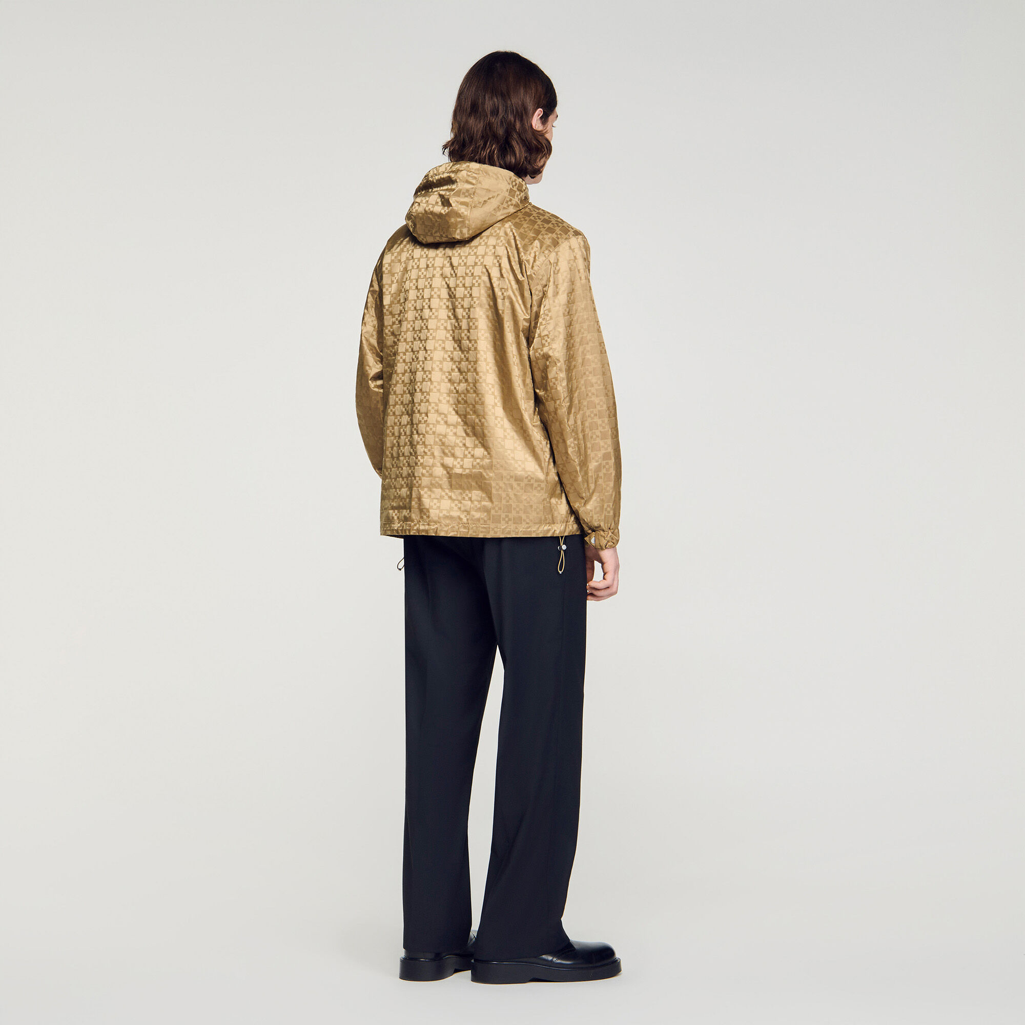Nylon-Blouson mit &bdquo;Square Cross&ldquo;