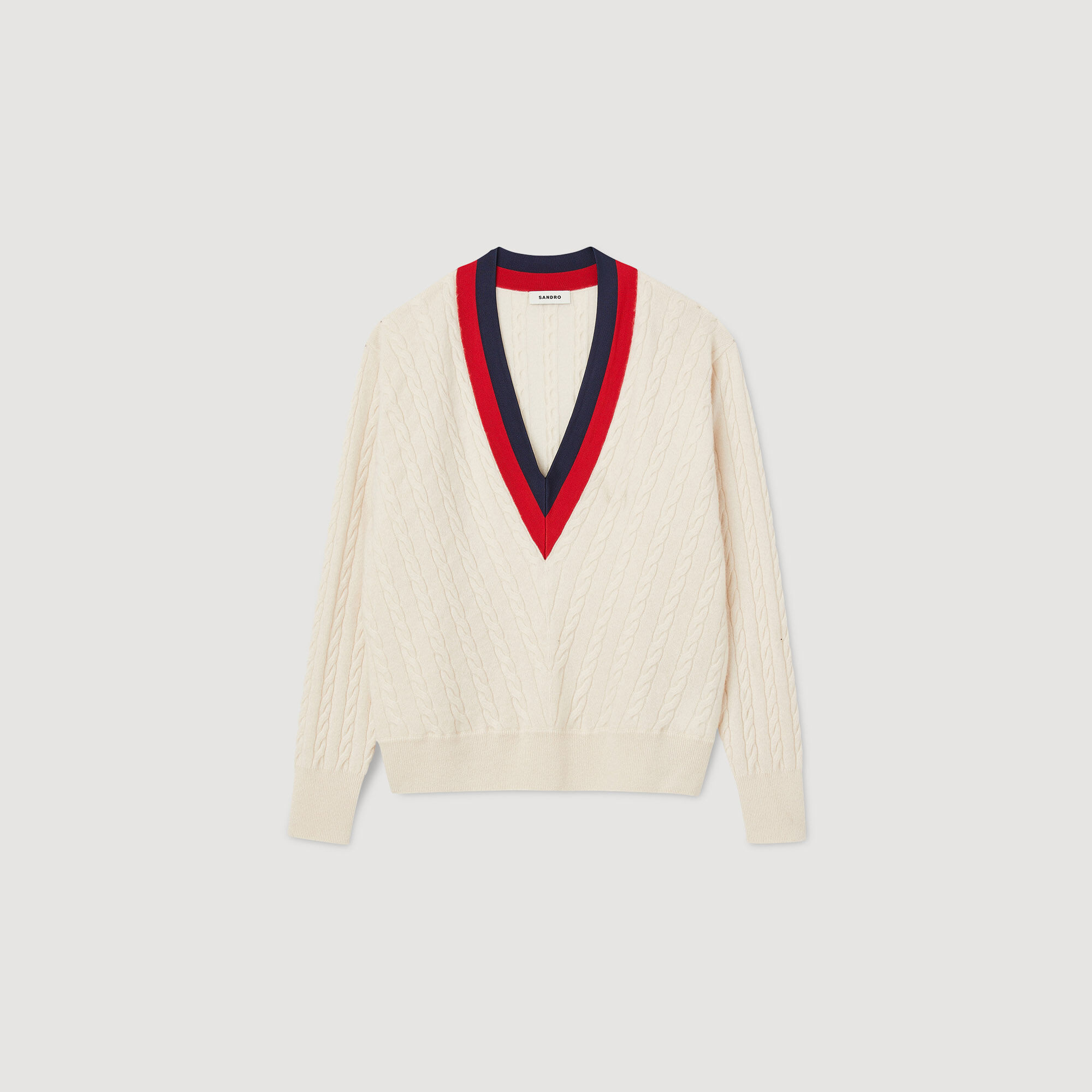 Pullover aus Kabelstrick