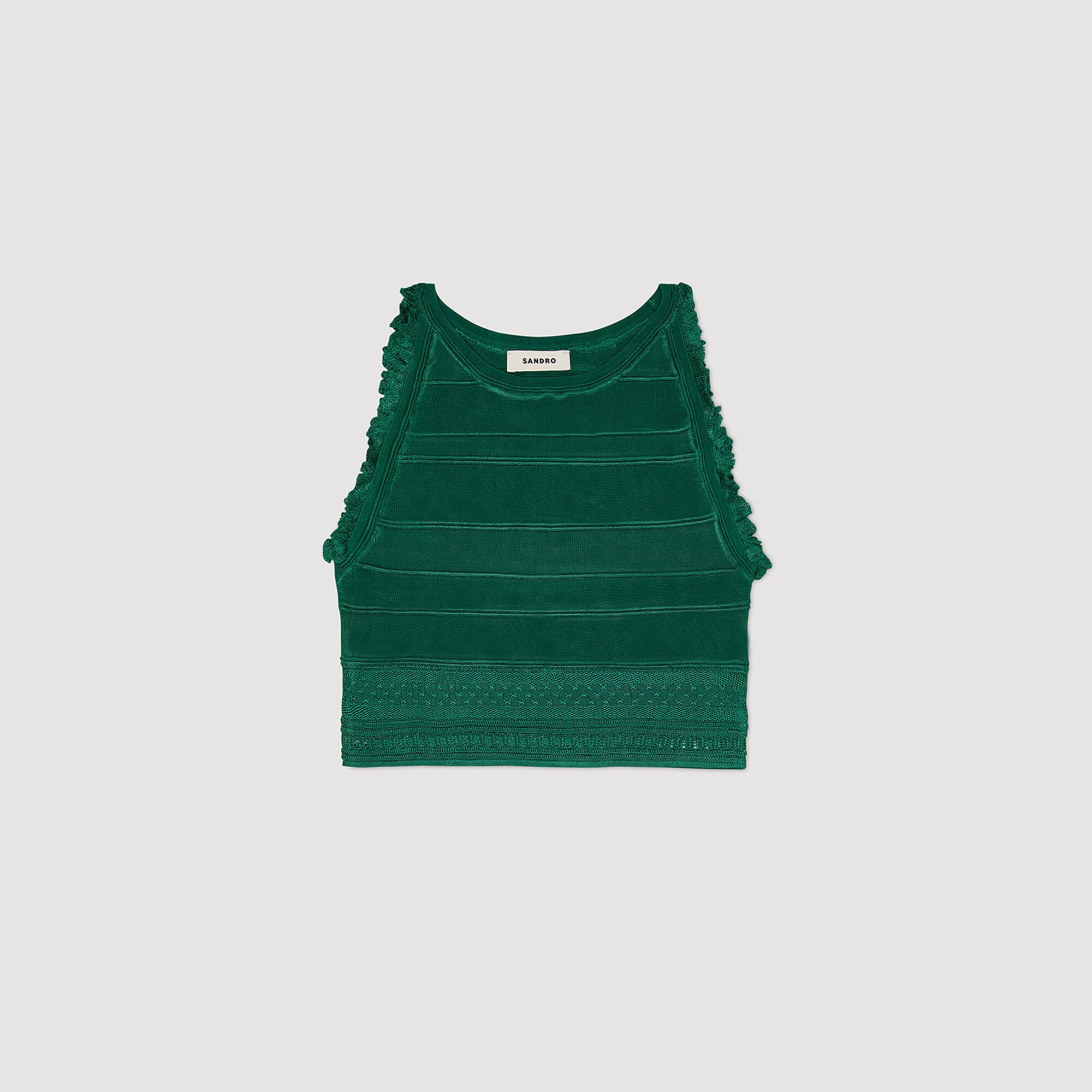 Ärmelloser Pullover