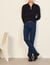 Unbearbeitete Jeans aus Baumwolle