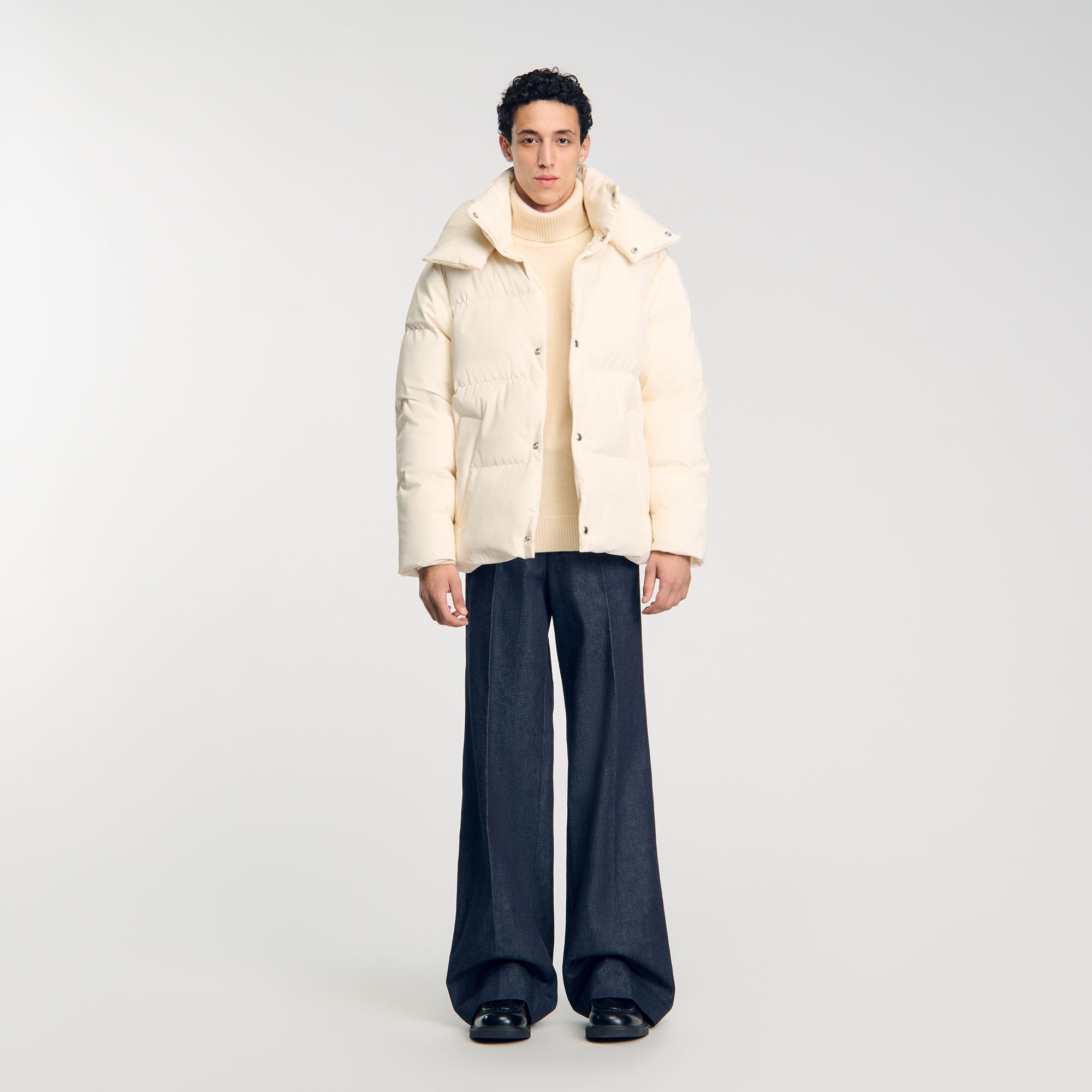 Sandro puffer jacket top