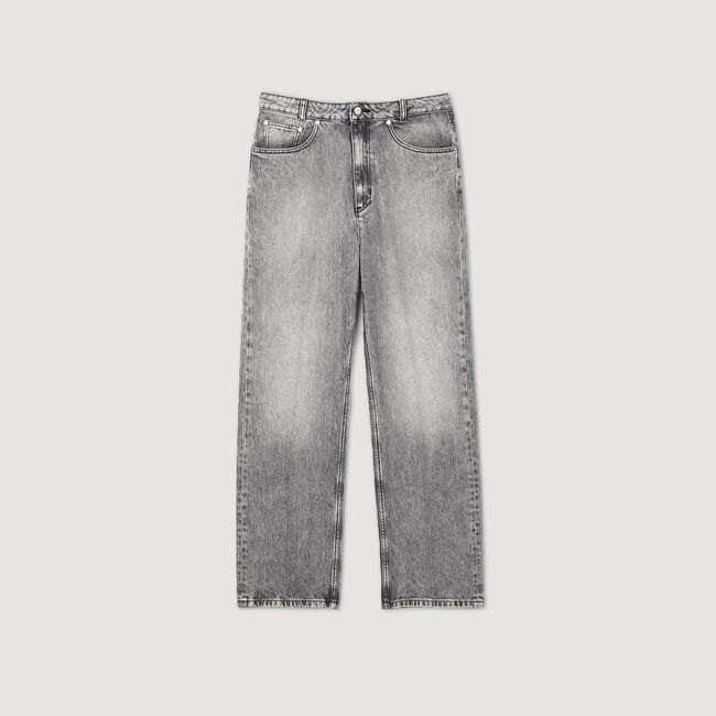 Gerade Jeans mit niedrigem Bund