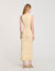 Langes Strickkleid mit Volants