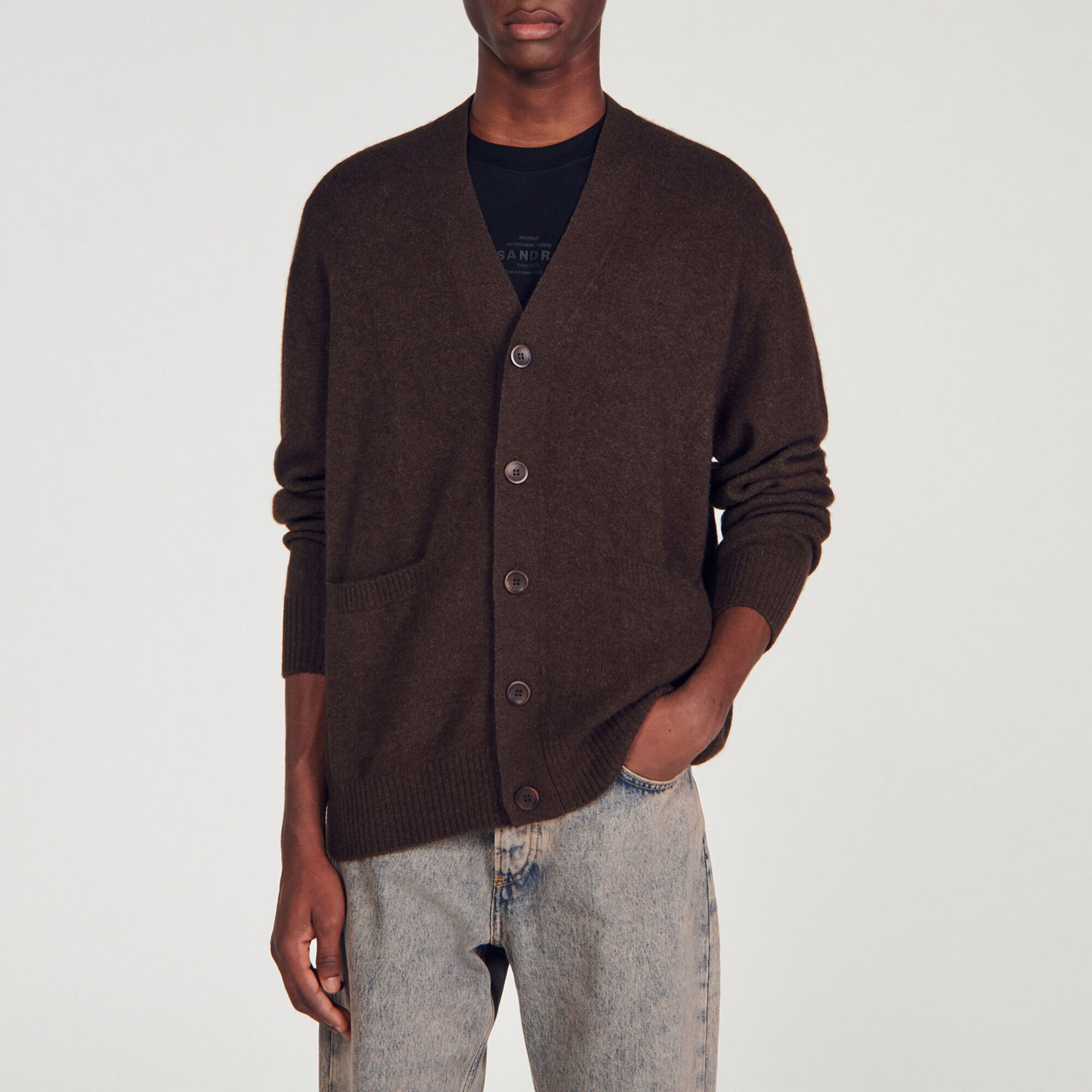 Cardigan aus Yakwolle