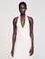 Langes Strickkleid