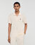 Poloshirt mit Leder-Logo