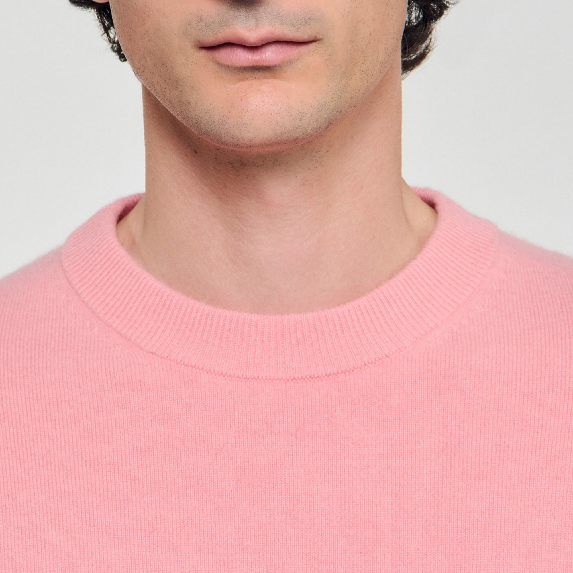 Kaschmirpullover mit Rundhals - Herren | Sandro