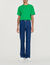 Flared Jeans mit hoher Taille