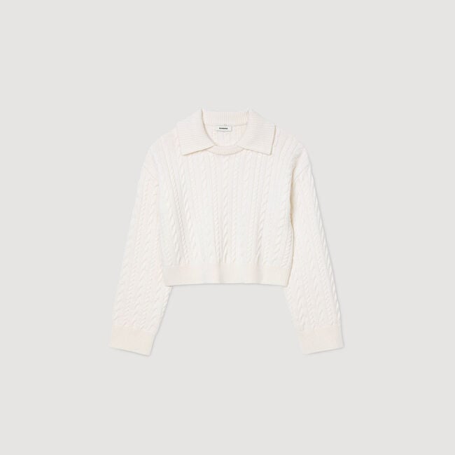 Pullover mit Matrosenkragen