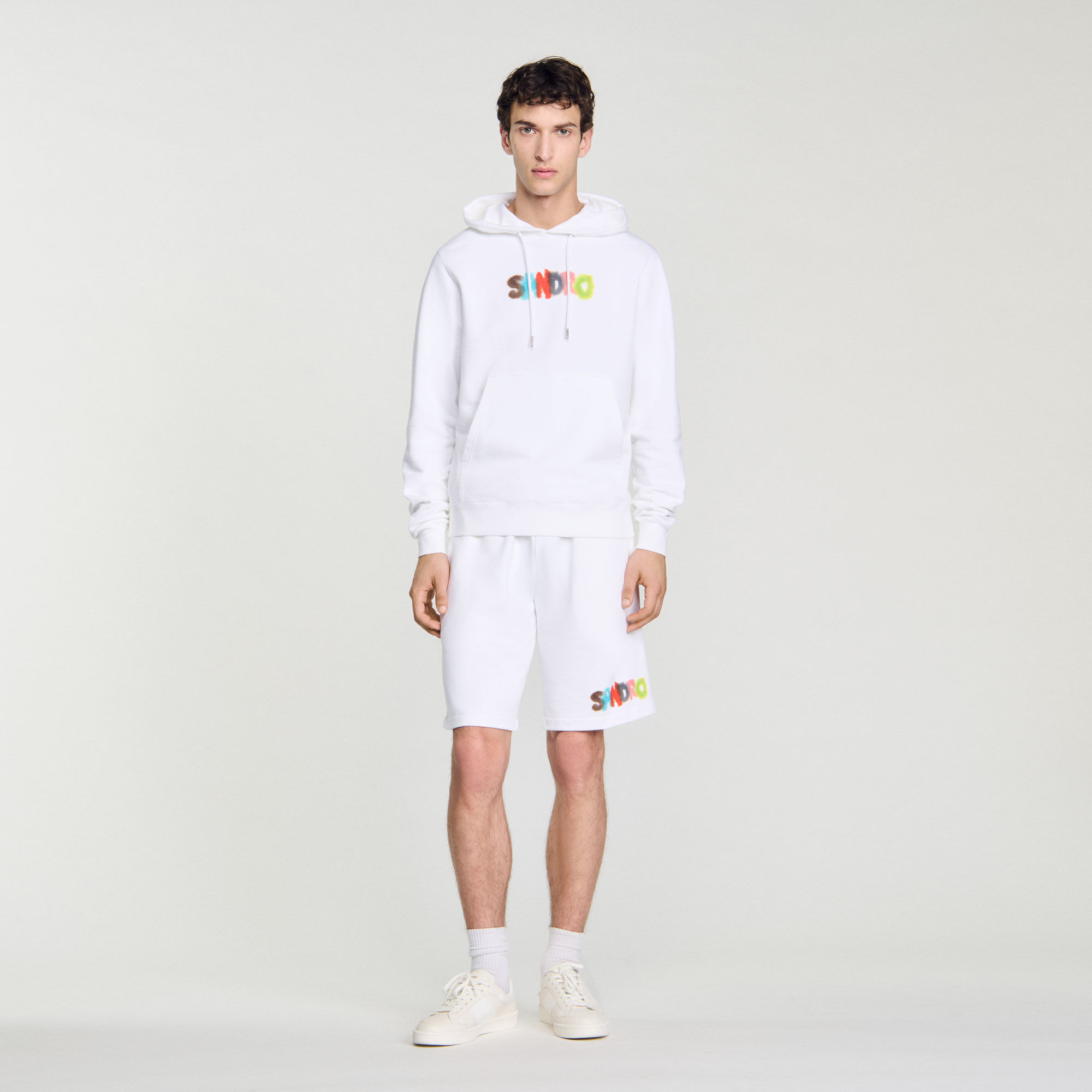 Kapuzenhoodie mit „Wild Animals“-Print