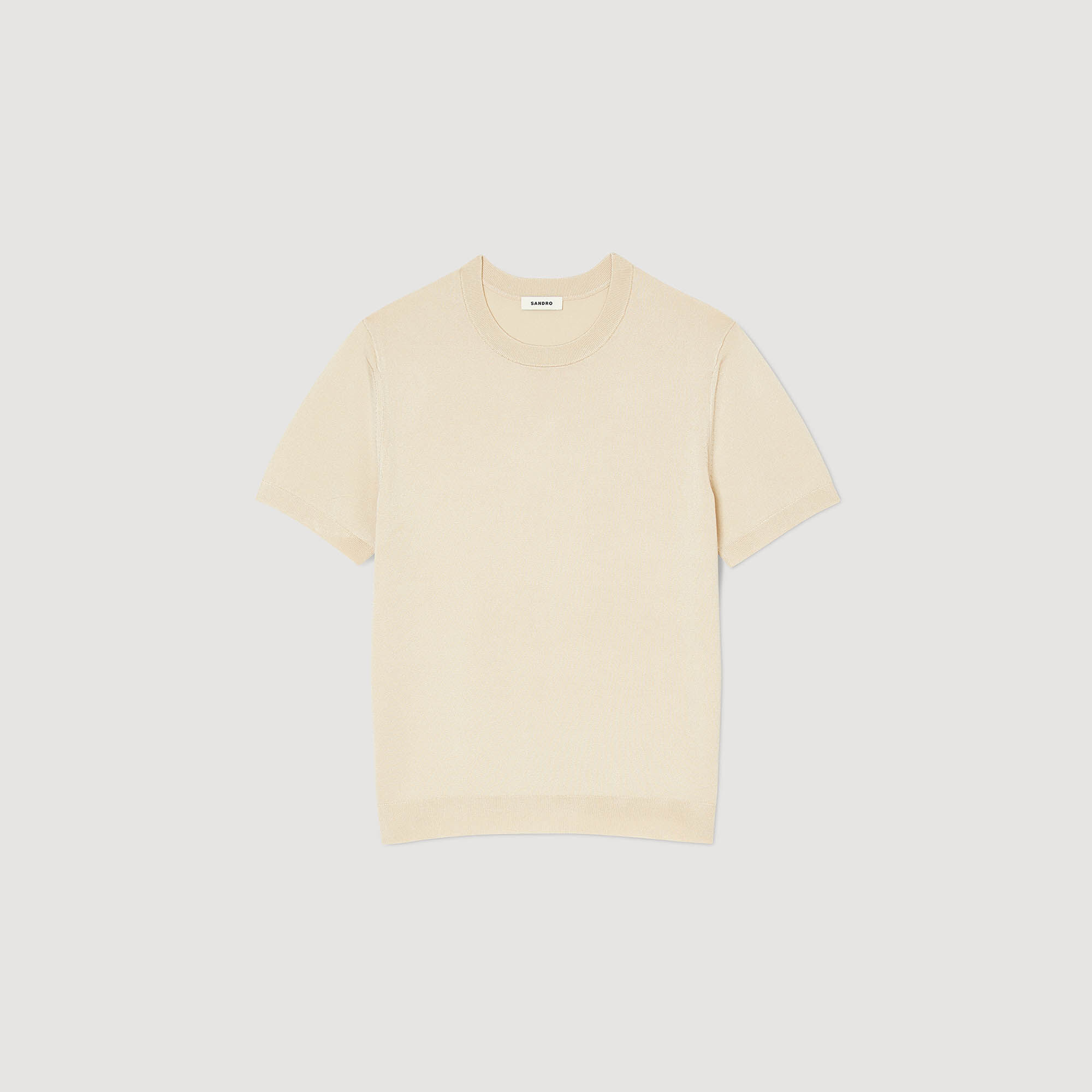 T-Shirt aus Strick