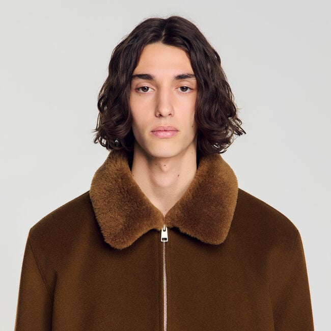 Blouson aus Wolle und Kaschmir - Herren | Sandro