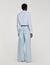 Washed Straight Strasspatch-Jeans