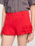 Shorts mit Volants