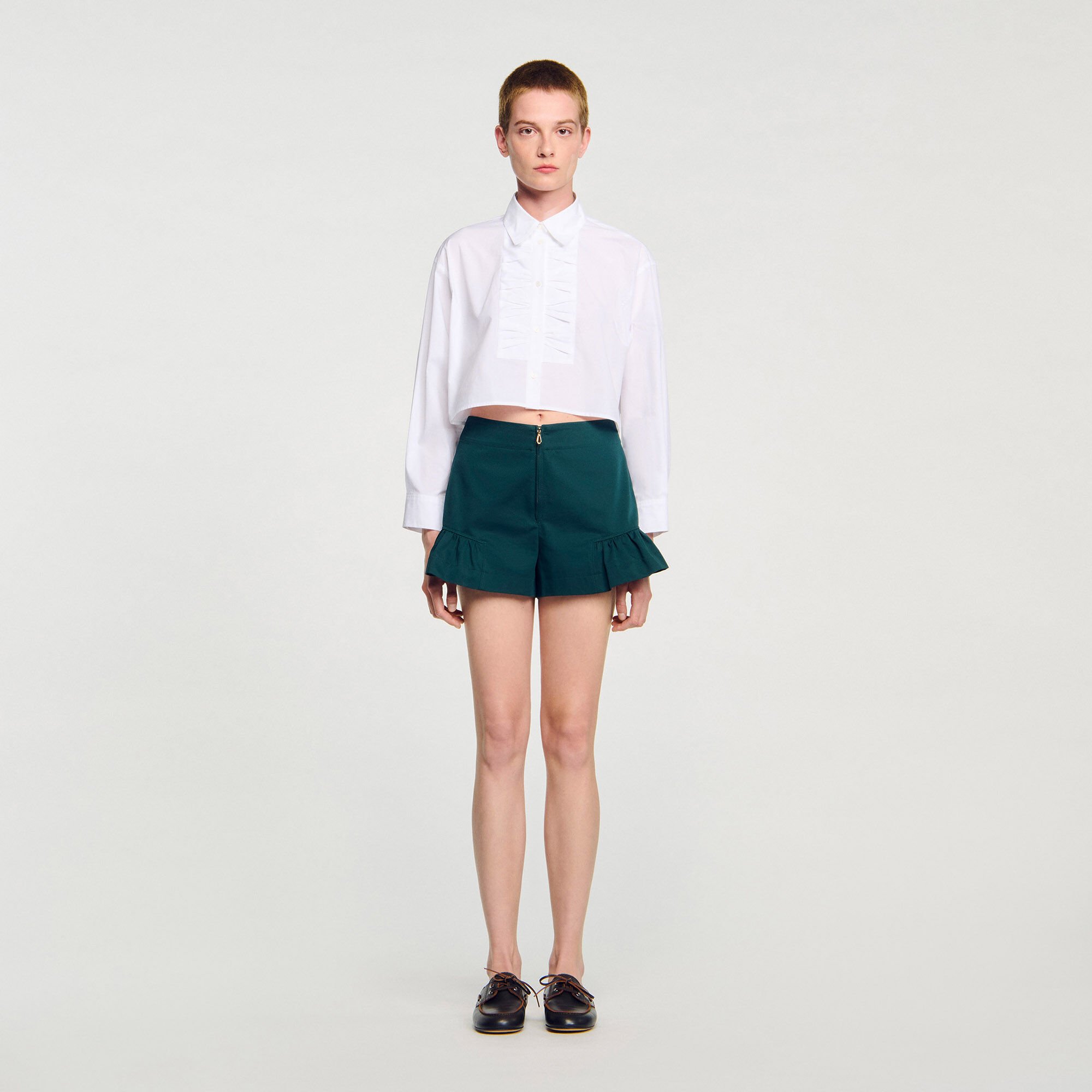 Shorts mit Volants