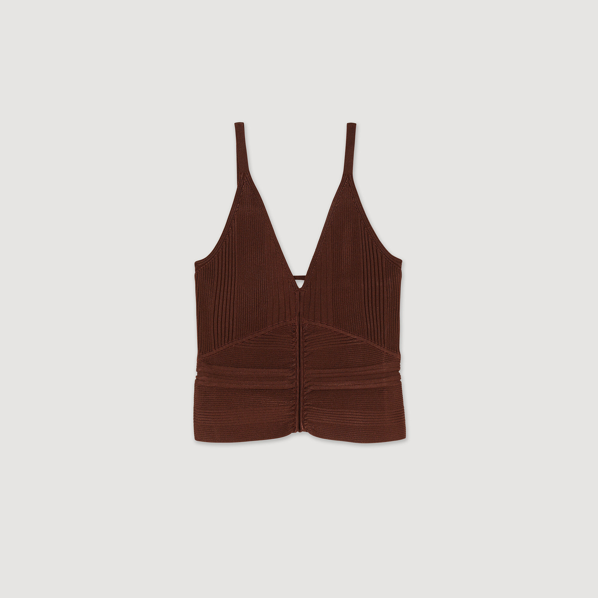 Tanktop mit Plissierung
