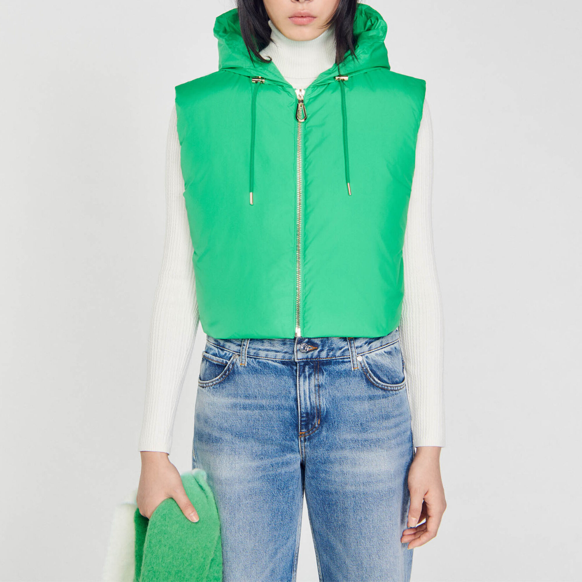 Ärmellose Steppjacke