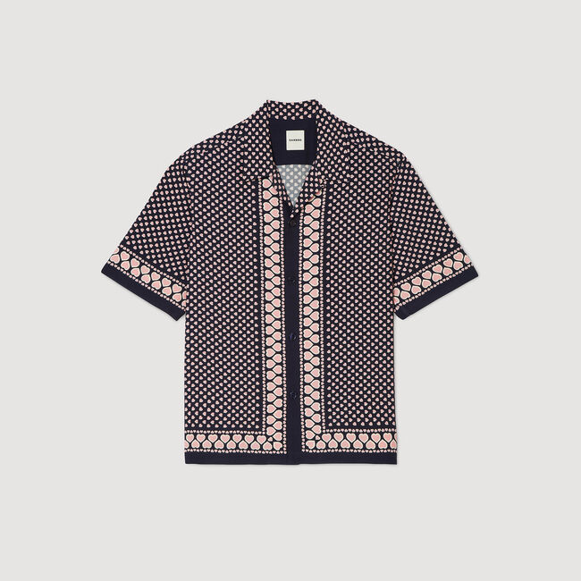 Flie&szlig;endes Hemd mit Herz-Print