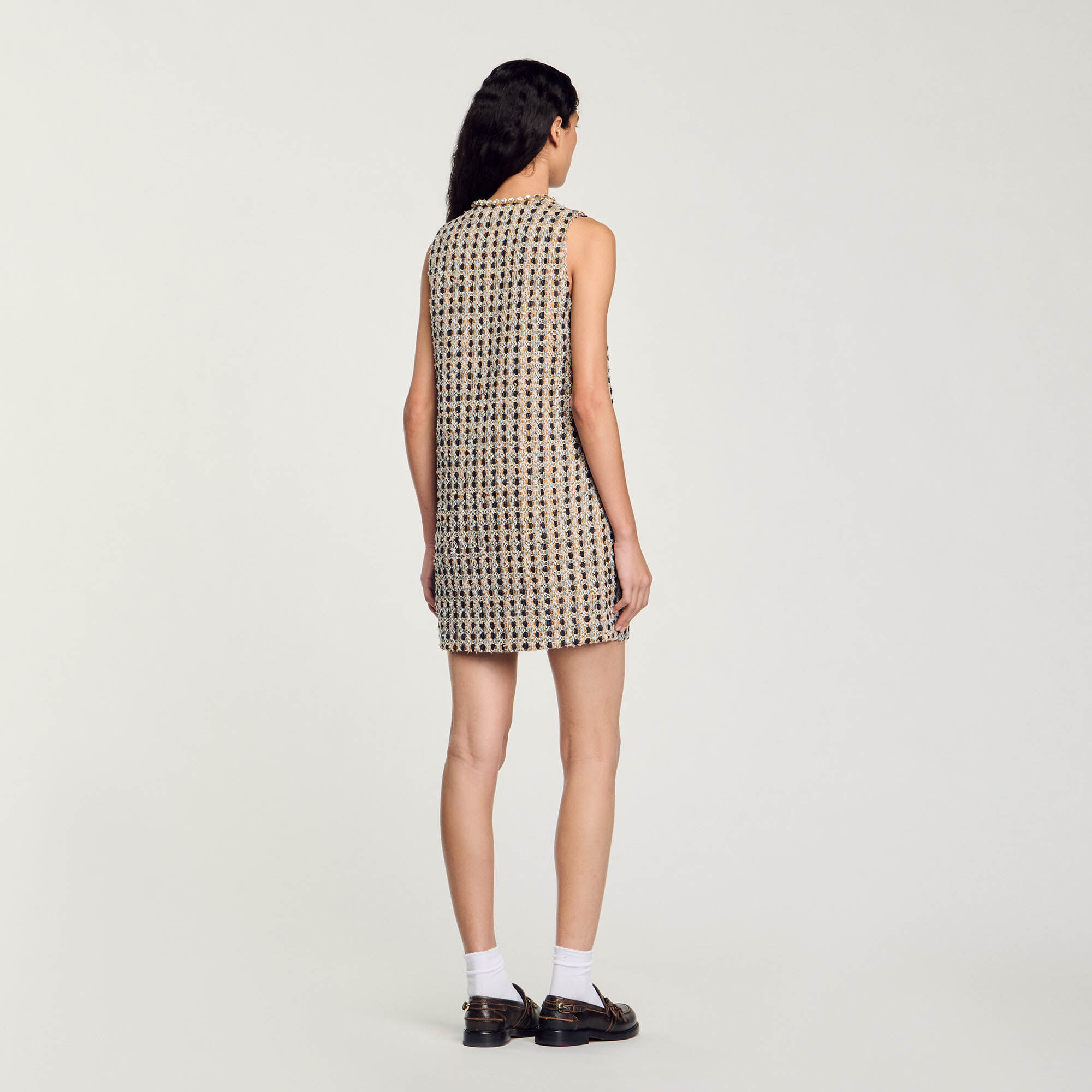 Kurzes Tweedkleid