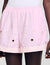Gestreifte Shorts mit Strassbesatz