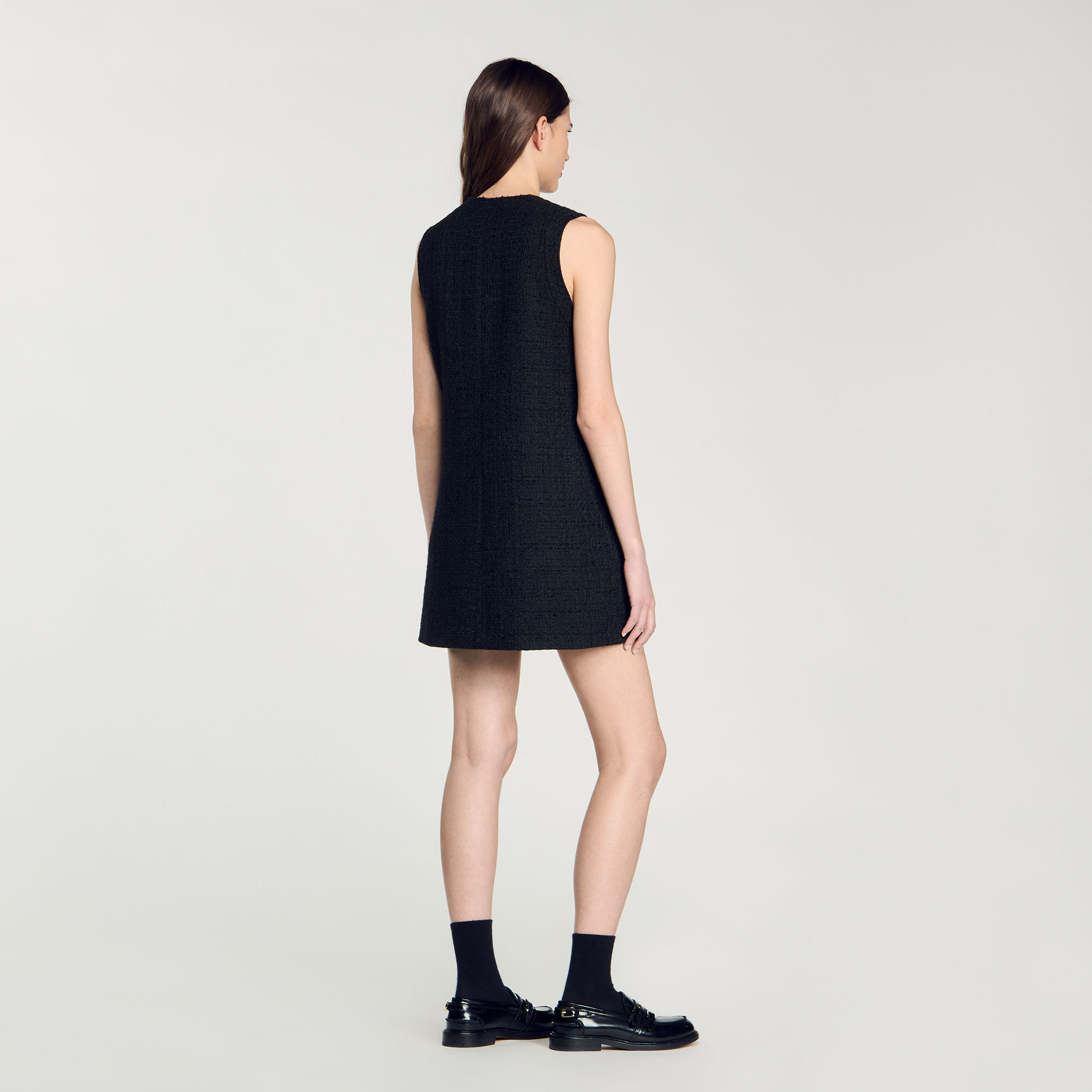 Kurzes Tweedkleid